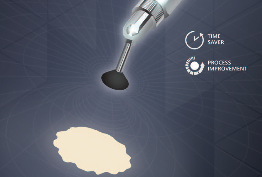 Food shape sorting operation using air pits (vacuum tweezers)