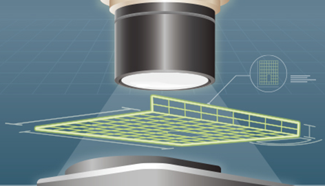 Burr inspection operation of rubber products using an inspection microscope