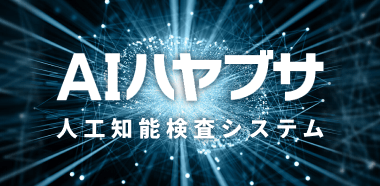 人工知能検査システム　AIハヤブサ <テキスト>