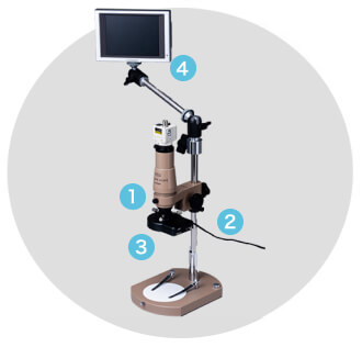 MFS-1 (B) + ML-1 + MSS stand+ camera system+ LCD color monitor (with arms)